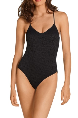Maillot 1 pièce coques - Noir - Dolores Cortés