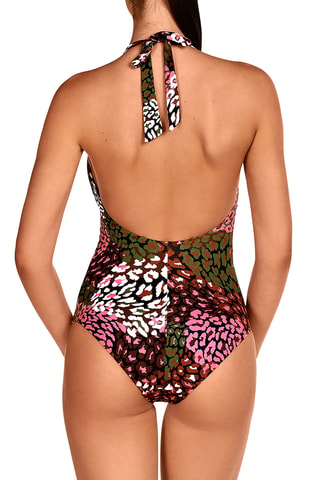 Maillot 1 pièce coques - Vert foncé - Dolores Cortés