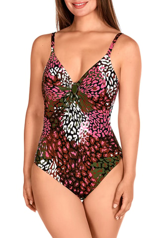 Maillot 1 pièce coques - Vert foncé - Dolores Cortés