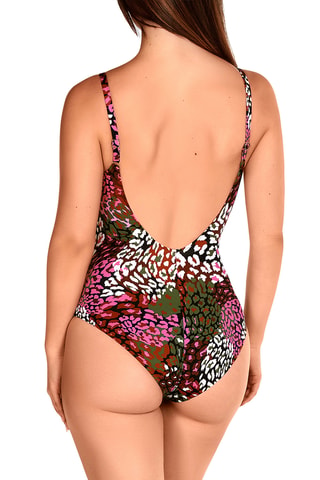 Maillot 1 pièce coques - Vert foncé - Dolores Cortés