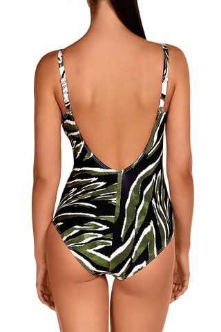 Maillot 1 pièce coques - Vert foncé - Dolores Cortés