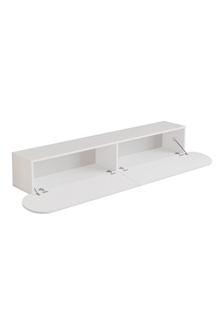 Meuble TV 2 abattants Lum - 160 x 29,5 x 29,1 cm