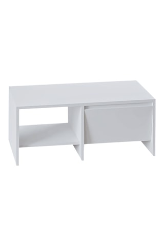 Table basse 1 porte Laris - 90 x 45 x 35 cm