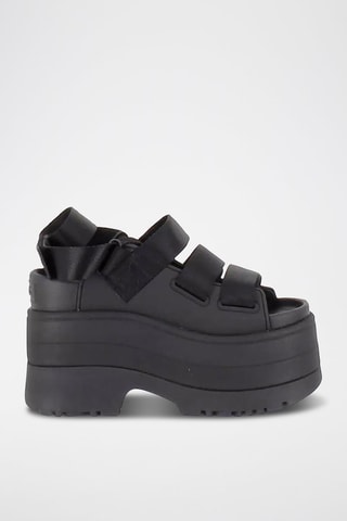 Sandales plateformes Goldenrise - Noir