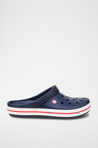 Sabots Crocband Clog Bleu marine et rouge