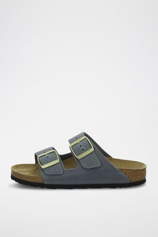 Mules en nubuck Arizona  - Bleu