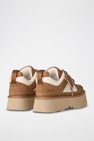 Baskets plateformes en nubuck W ASTROMEL - Marron