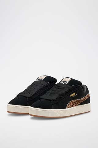 Baskets en cuir Suede Xl Leo - Noir