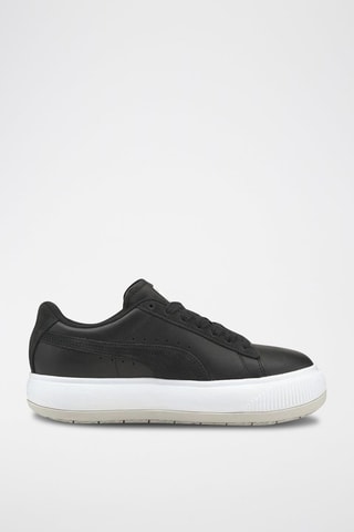 Sneakers en cuir Suede Mayu Mix-Noir