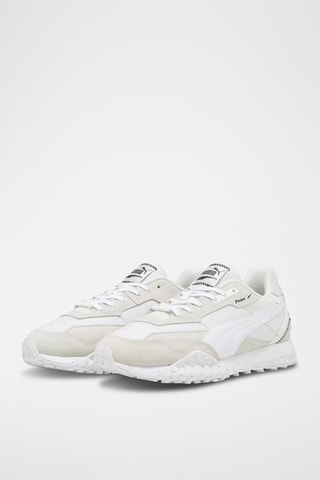 Baskets BLKTOP Rider - Blanc et écru