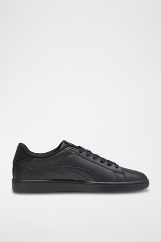 Baskets en cuir Smash3.0 L - Noir et doré