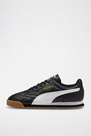Baskets en cuir Roma Anniversario - Noir et blanc