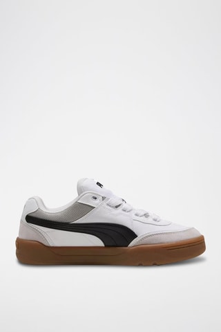 Baskets en cuir Park Lifestyle SK8 - Blanc et noir