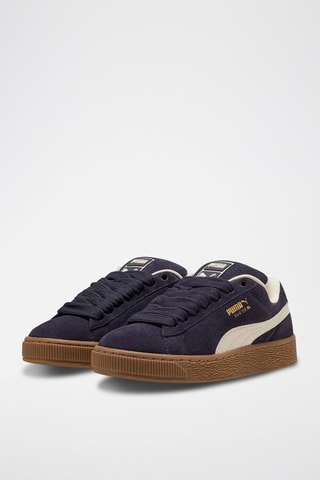 Baskets en nubuck XL - Bleu marine