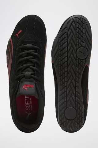 Baskets en cuir Catch SD - Noir et rouge