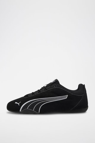 Baskets en nubuck Catch Soleil- Noir et blanc