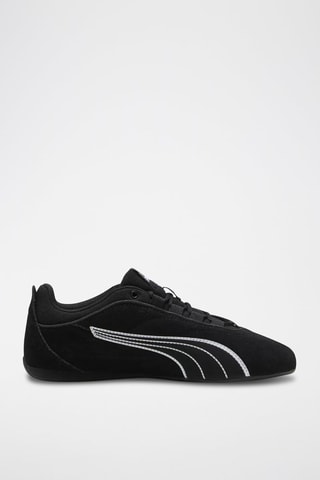 Baskets en nubuck Catch Soleil- Noir et blanc