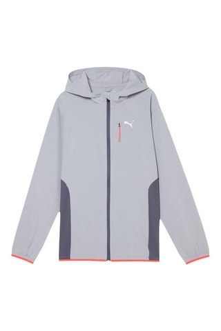Veste à capuche Powertrain Strech Wmn - Gris clair