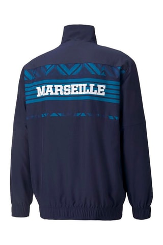 Veste de survêtement Puma OM Prematch - Bleu foncé