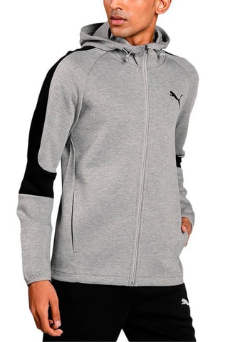 Veste à capuche Evostripe Core - 
Gris
