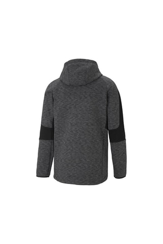 Veste à capuche Evostripe - Anthracite chiné et noir