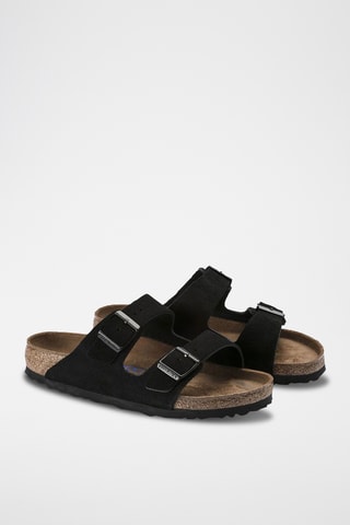 Mules en nubuck Arizona - Noir