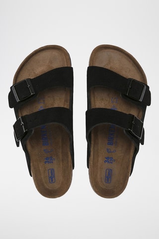 Mules en nubuck Arizona - Noir