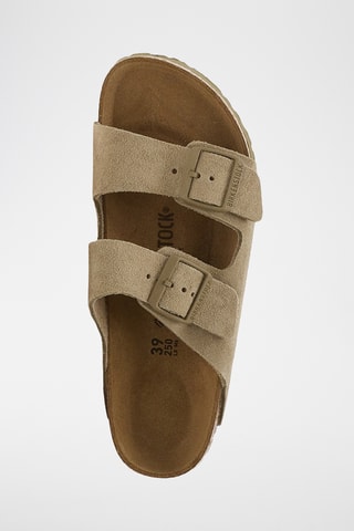 Mules en nubuck Birkenstock - Beige
