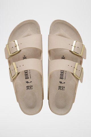 Mules en cuir Arizona - Beige clair
