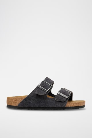 Mules en nubuck Arizona - Bleu marine