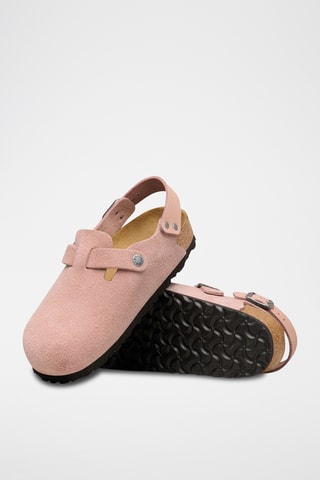 Sabots en nubuck Tokio - Rose