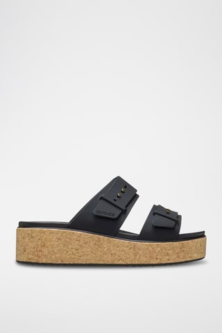 Mules compensées Brooklyn Core - Noir