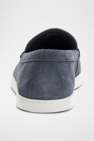 Mocassins en nubuck Heaws - Bleu foncé