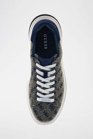 Baskets en nubuck Elba - Bleu marine