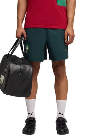 Short relaxed de running Fédération Royale Marocaine de Football - Bleu canard