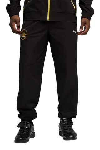 Pantalon regular de football OM Africa - Noir