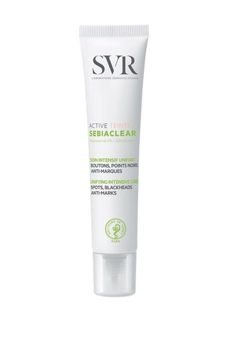 Intensieve Verzorging Tegen Puistjes Mee-eters en Vlekjes Active Tint Sebiaclear - 40 ml