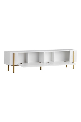 Meuble TV 2 abattants - 180 x 45,5 x 29,5 cm