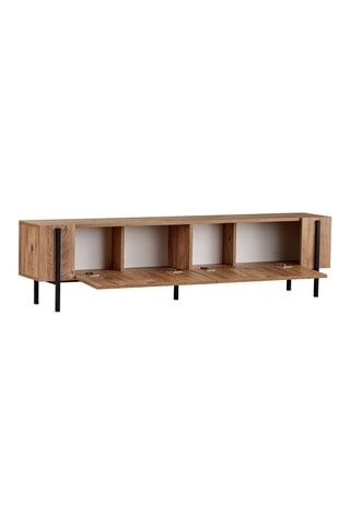 Meuble TV 2 abattants - 180 x 45 x 30 cm