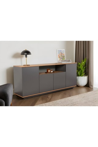 Console - 4 portes - 180 x 39,5 x 75 cm