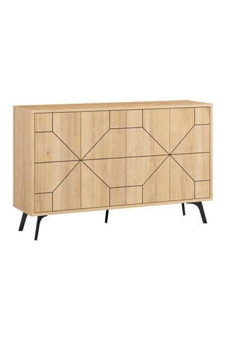 Buffet 4 portes Imitation chêne