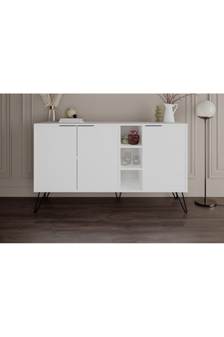 Buffet - 3 portes - 142 x 83 x 35,6 cm