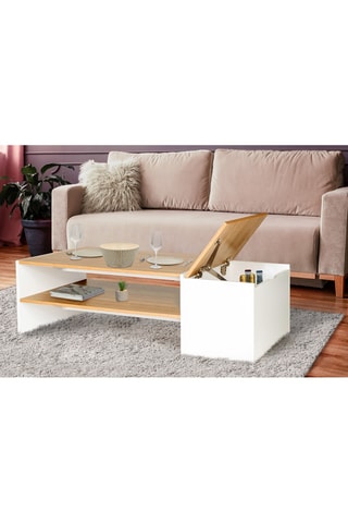 Tavolino contenitore Zoé - 110 x 60 x 36 cm