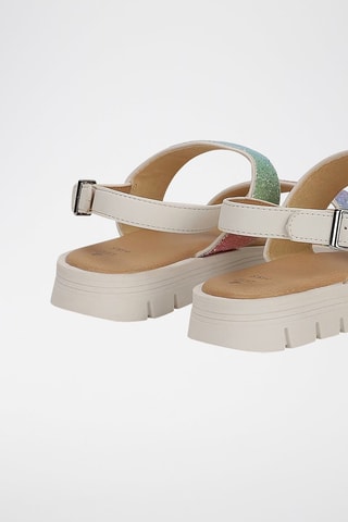 Sandalias - Blanco y verde