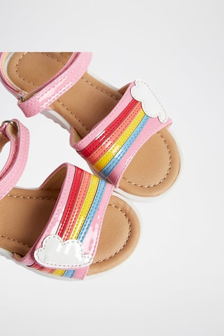 Sandalias con brillo - Rosa