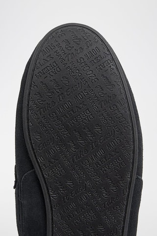 Mocasines de nobuk - Negro