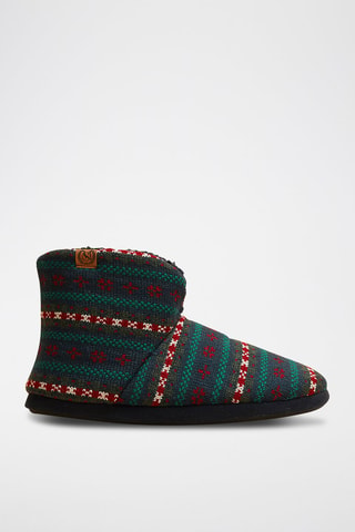 Zapatillas de casa forradas - Azul marino