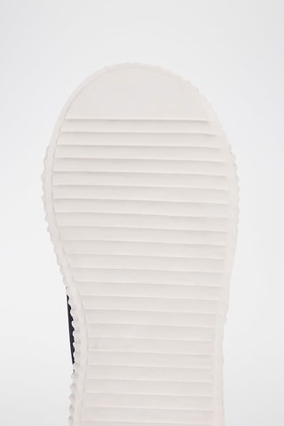 Zapatillas de piel - Azul marino