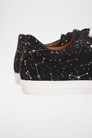 Zapatillas de piel - Negro