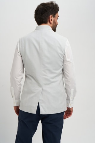 Chaleco de traje - Blanco y azul